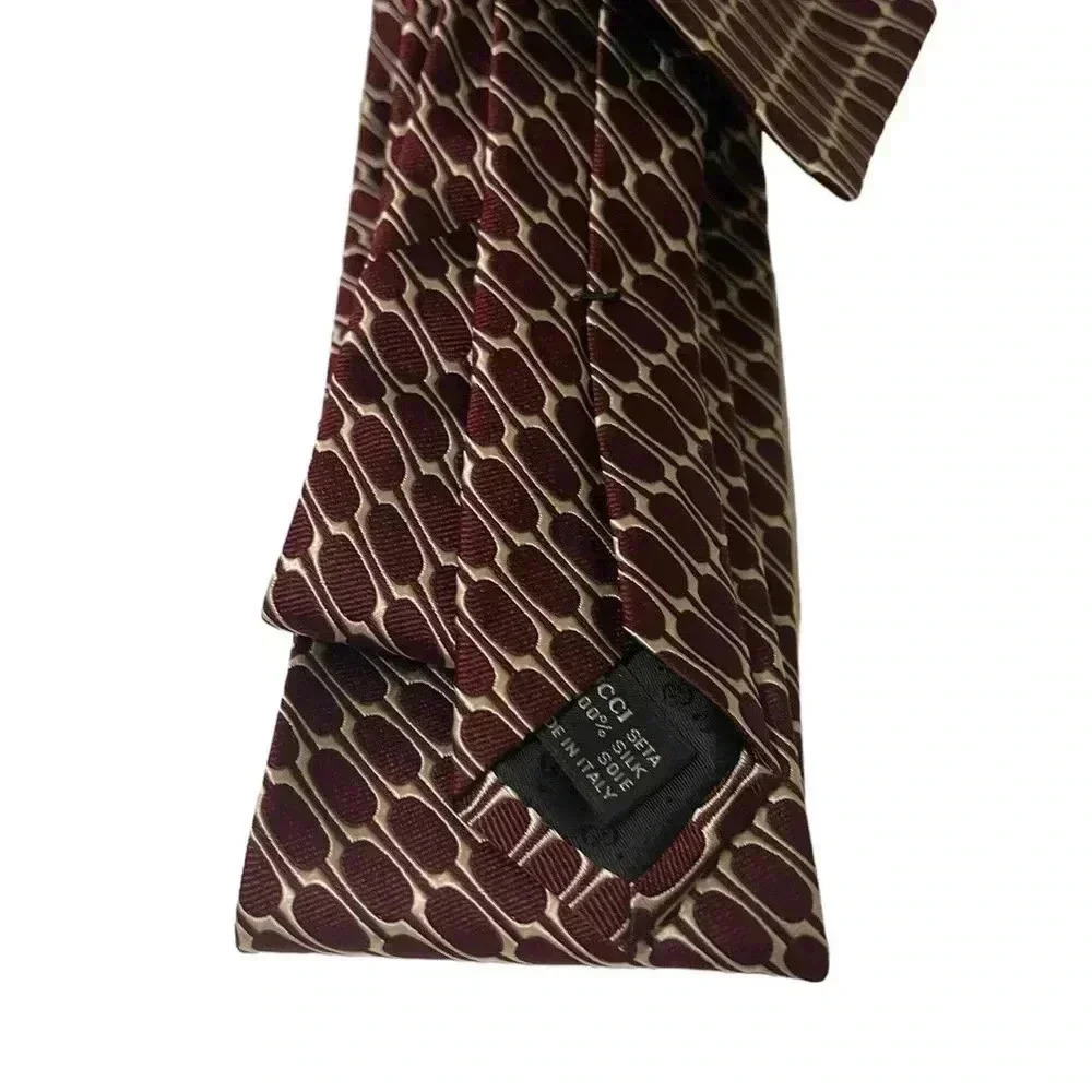 Gucci silk horsbit design tie in new conditions - Picture 3 of 8